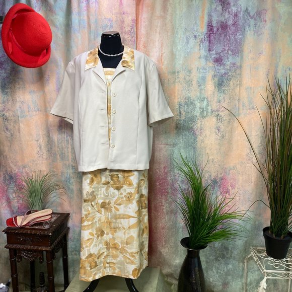 πDress Sevvy Airy Summer Dress w/ Matching Jacke - Picture 1 of 15